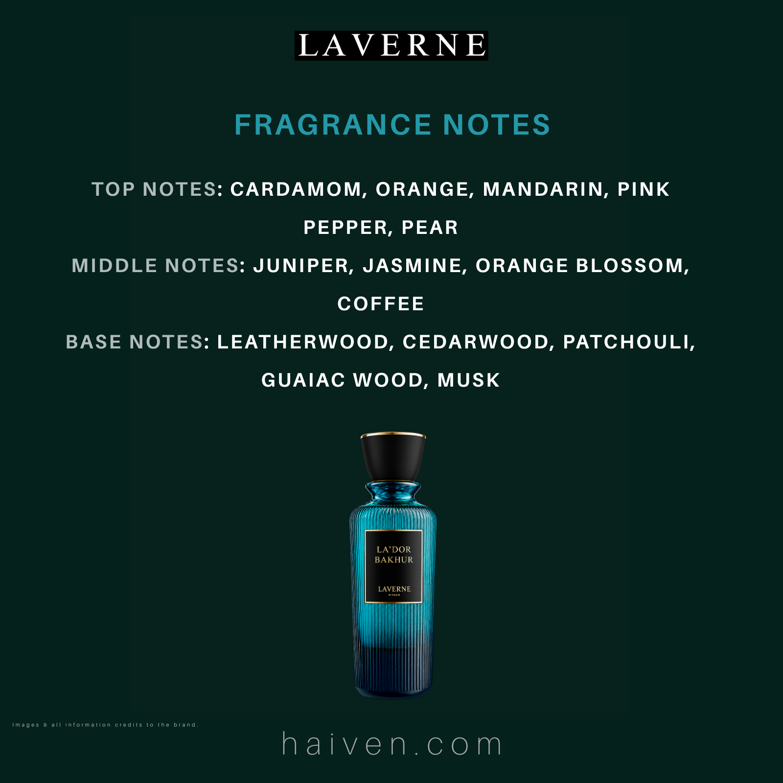 Laverne La D'or Bakhur 200ml
