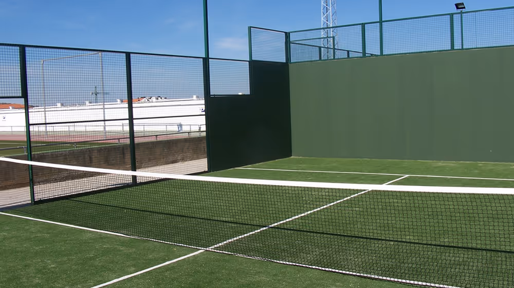 Picture of an old padel court