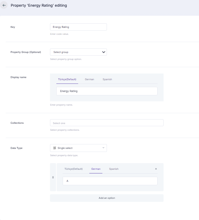 Property Detail Page