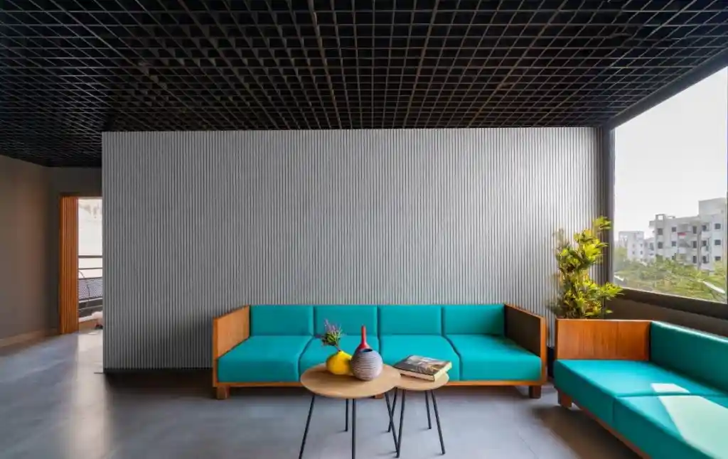 Flexpanel akoestische wand van textiel