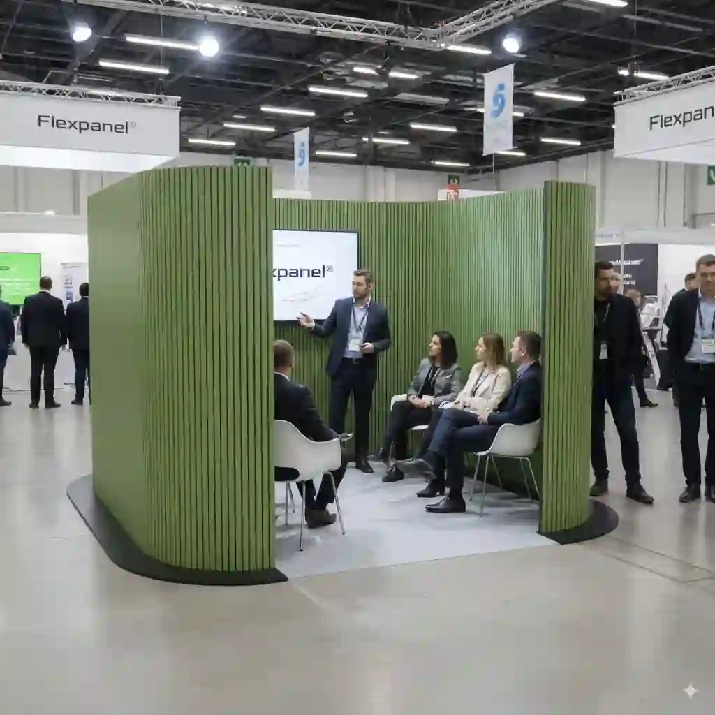 Flexpanel akoestische wanden op event