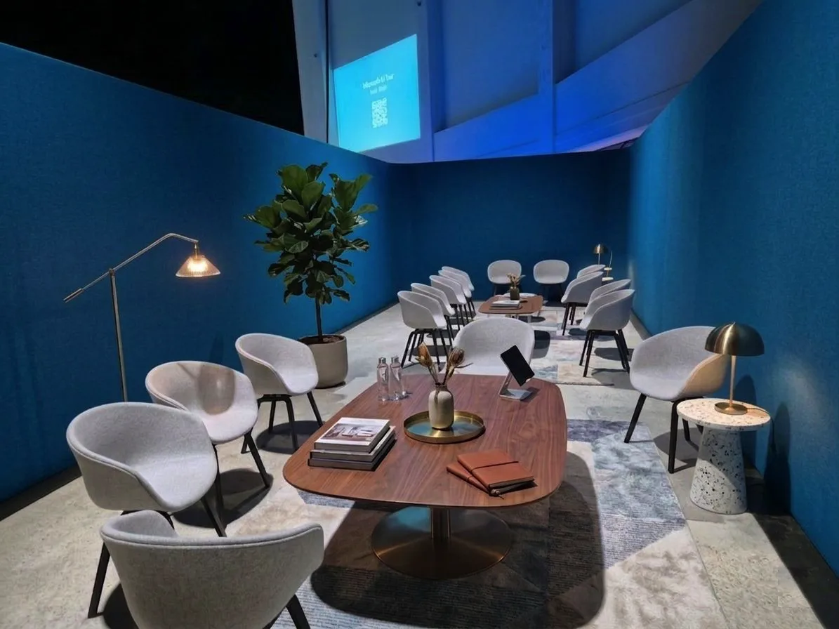 Akustiskt utrymme vid ett evenemang