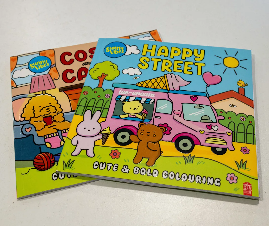Townhouse Publishing Ltd Sunny Vibes colouring books