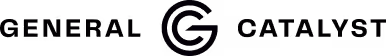 General Catalyst logo with stylized G letter in black and white