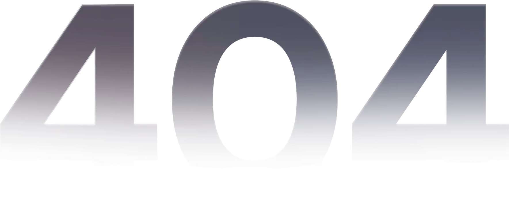 404 error page with large faded numbers on gradient background