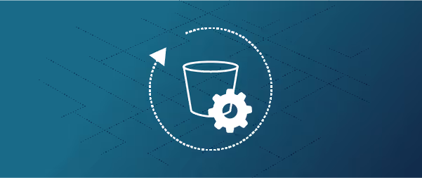 Gear and paper airplane icon representing workflow or process optimization