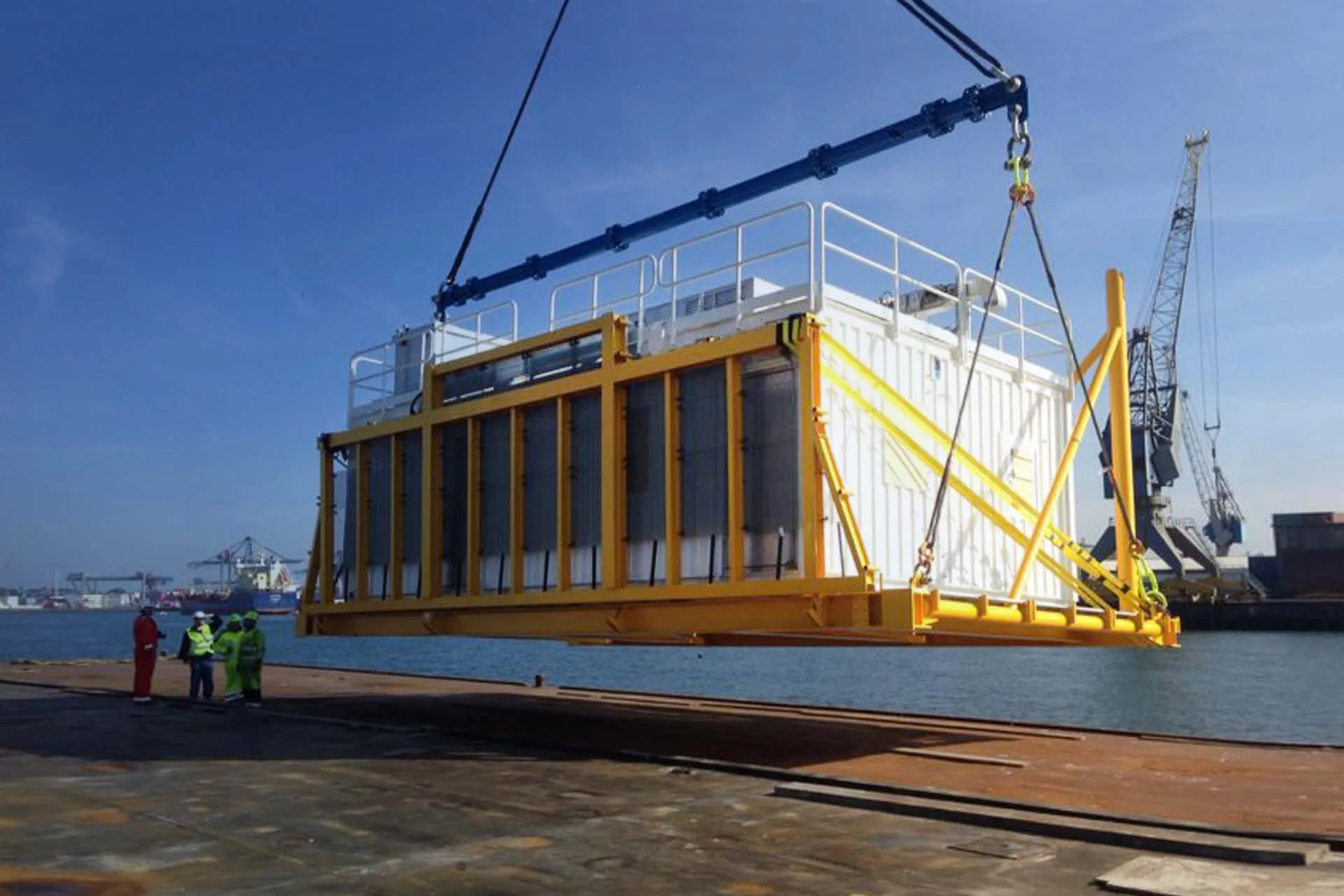 Conbit assisted with the installation of an living unit