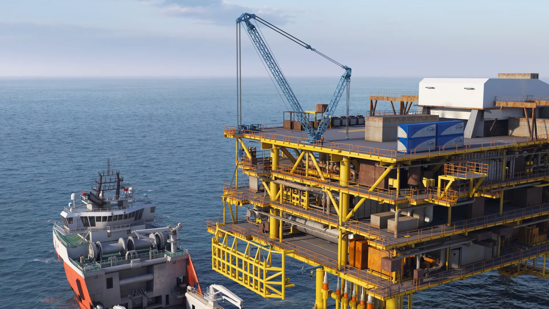 SL900 single boom lift - offshore