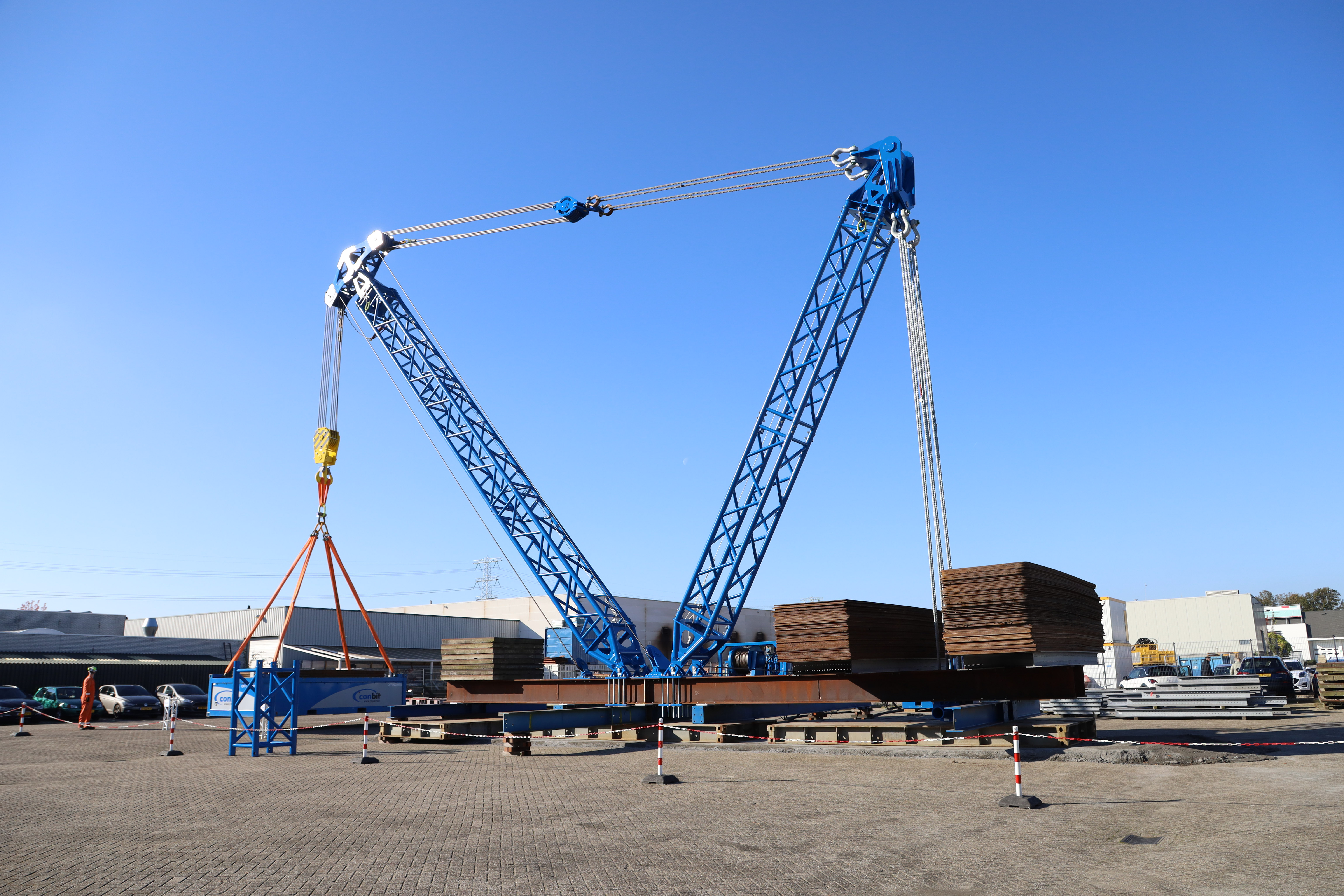 Load testing the SL900 at Conbit headquarters