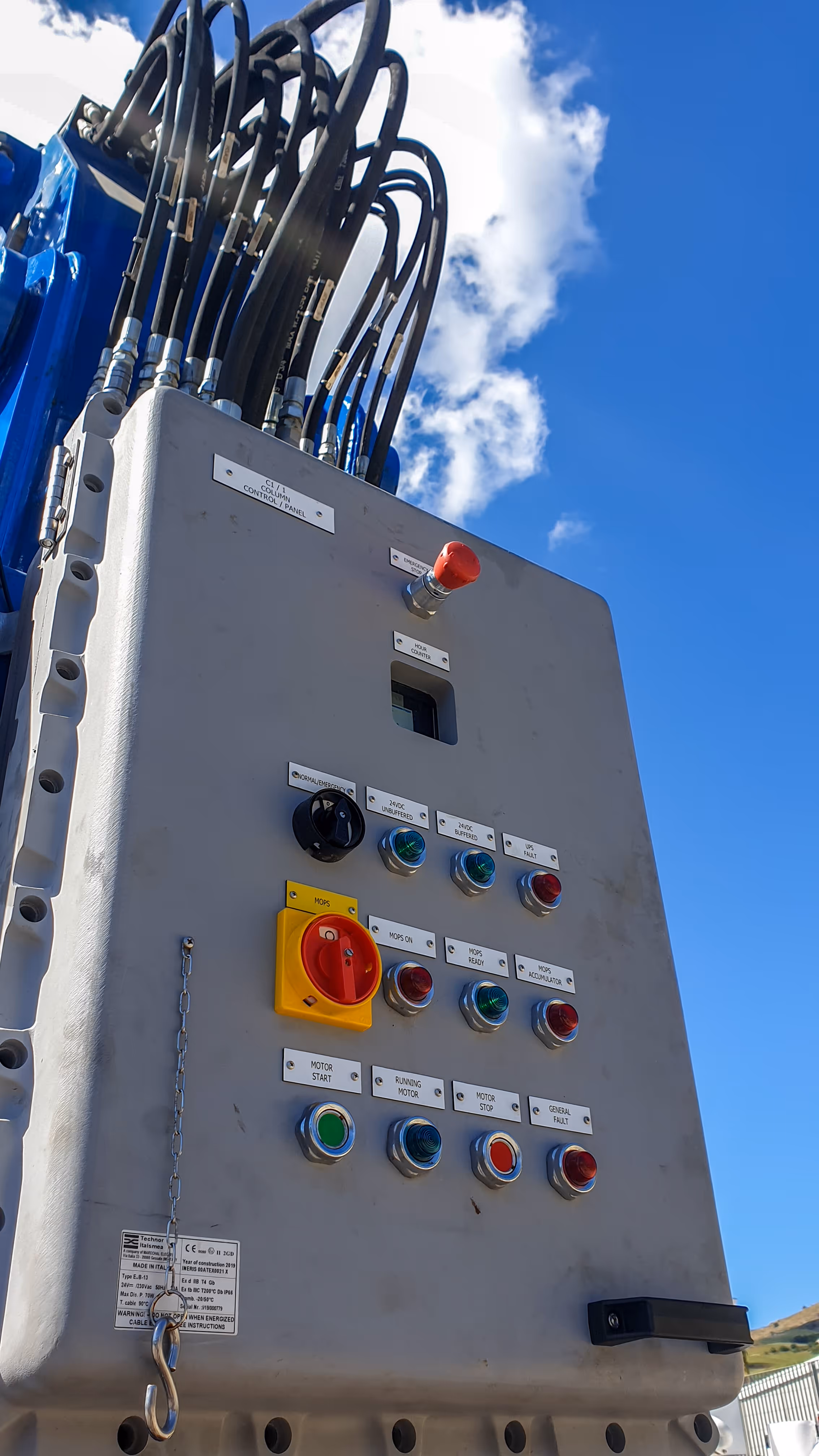 Control panel Knuckle Boom Crane