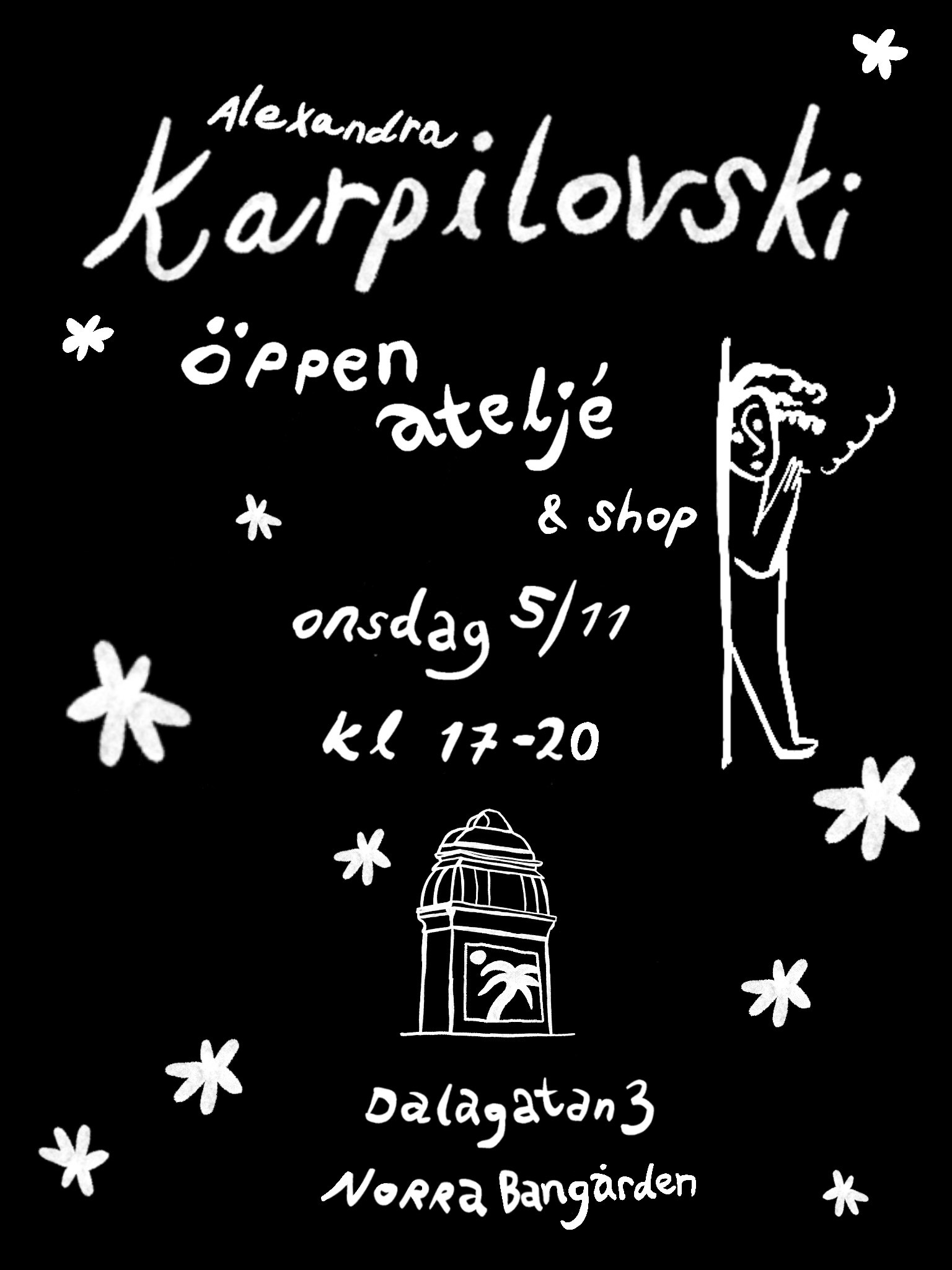 Alexandra Karpilovski: Öppen Ateljé och shop