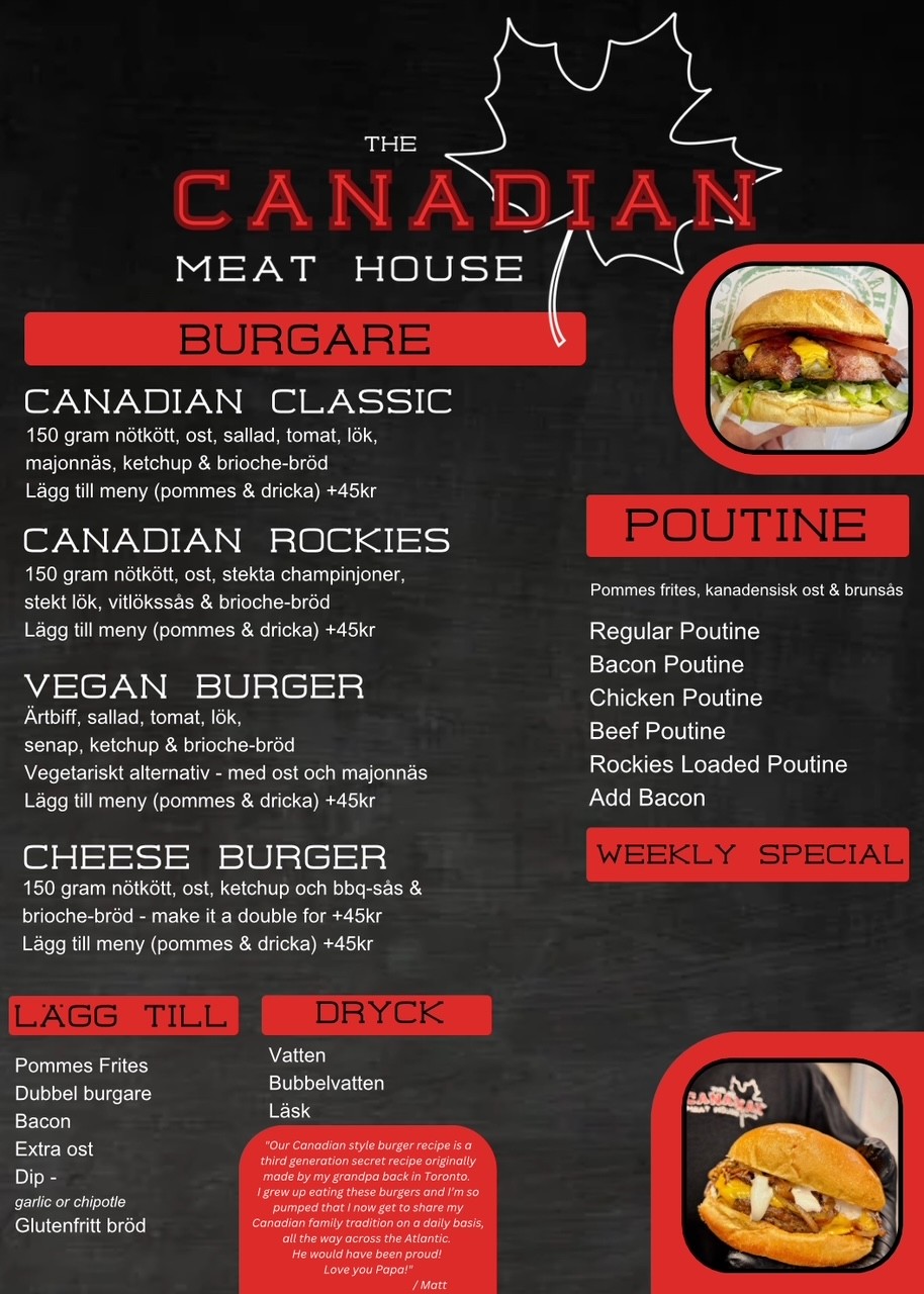 Veckans TorsdagsTruck: The Canadian Meat House