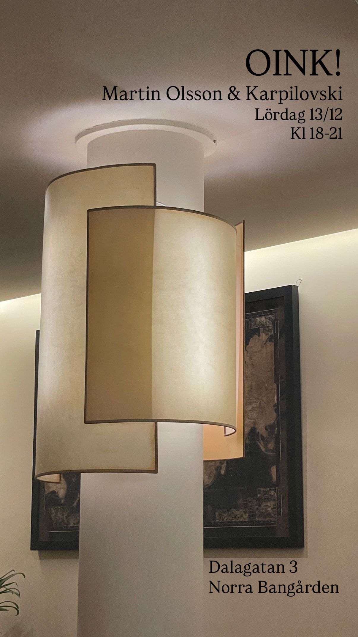 OINK! Ny utställning med Martin Olsson och Alexandra Karpilovski