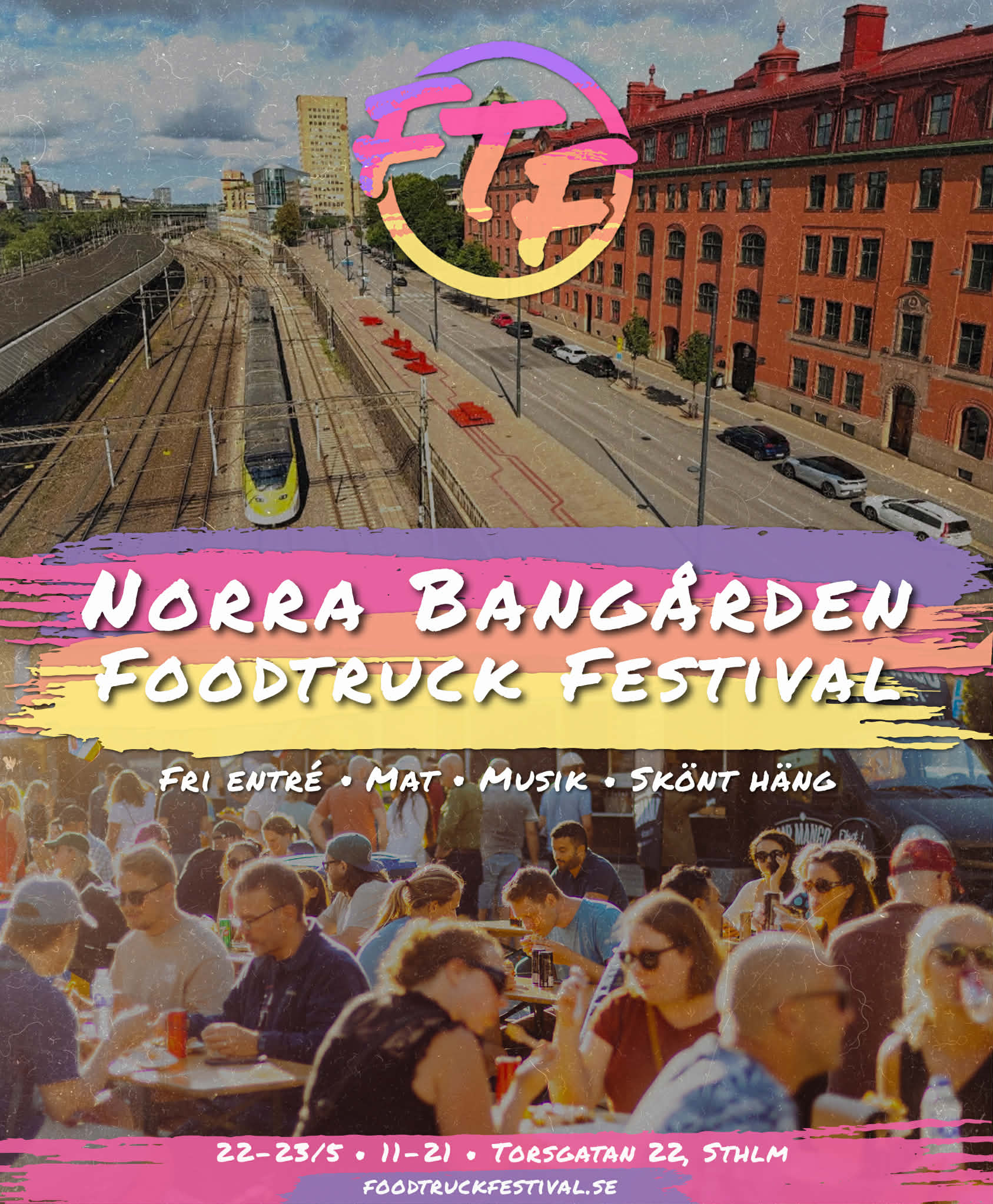 Populär Foodtruck Festival kommer till Norra Bangården