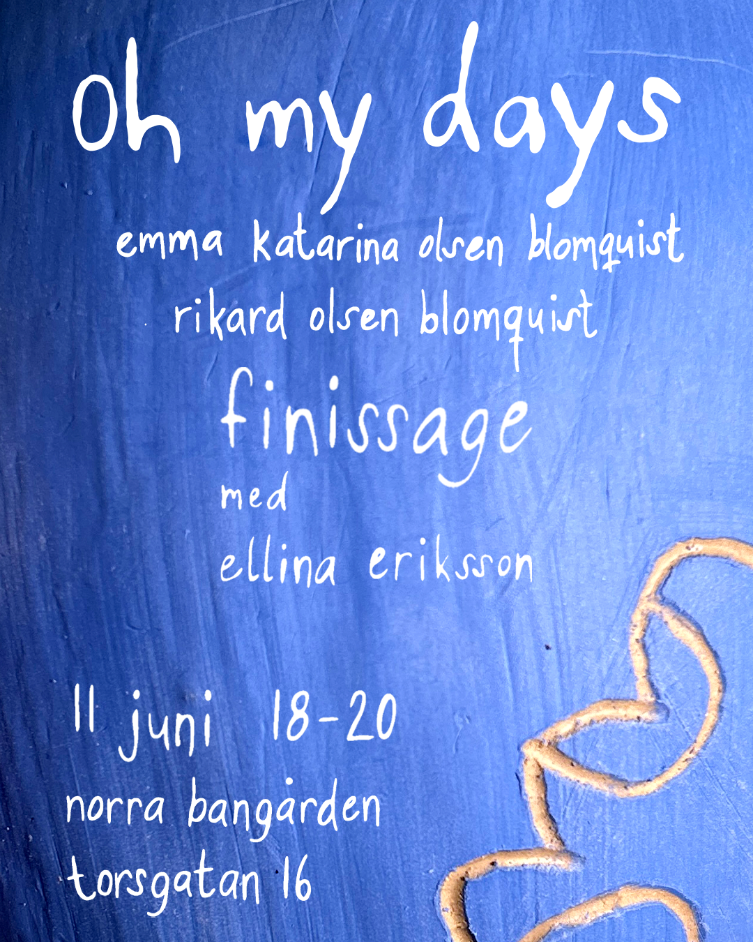 oh my days – finissage