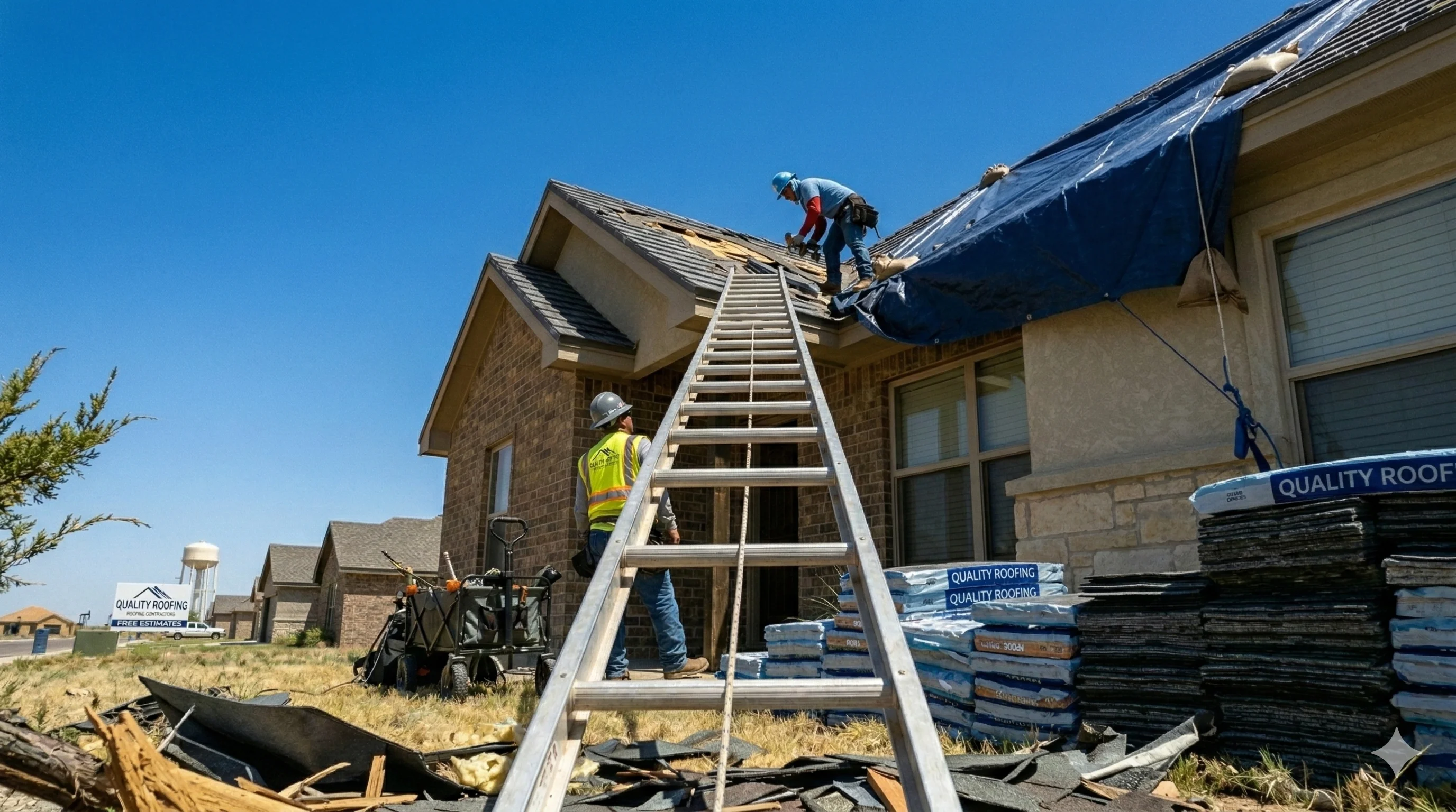 Storm Damage Roof Repair in Midland & Odessa