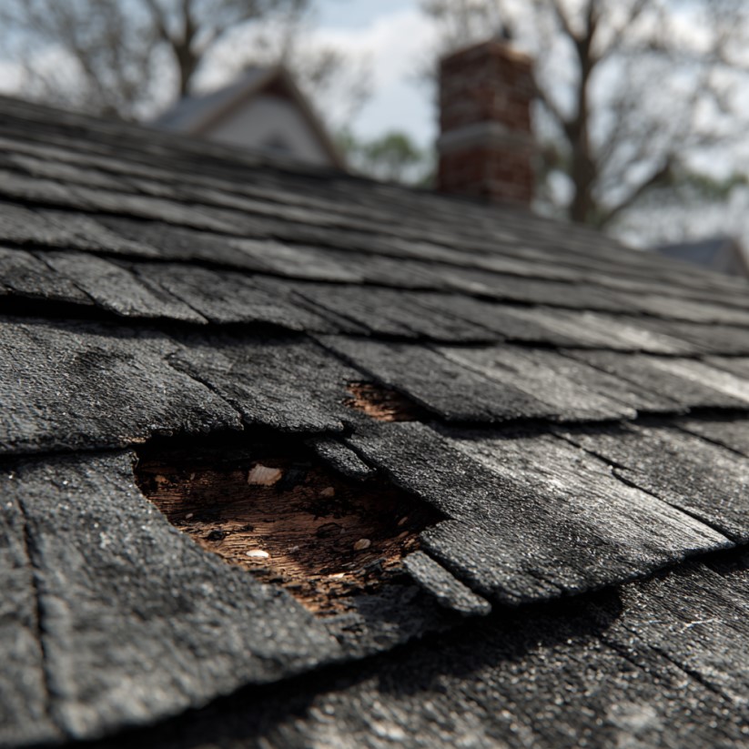roof damage cause by wildlife