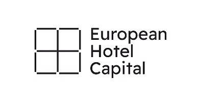 European Hotel Capital logo featuring a four-square window-like design to the left of the text.