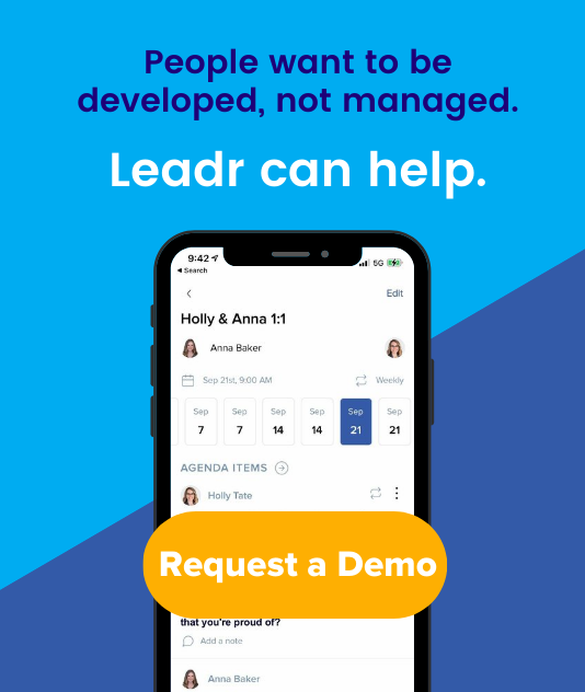 Request a Demo of Leadr