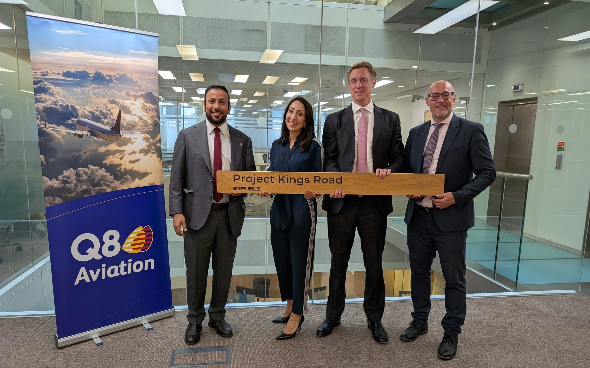 Q8Aviation and ETFuels mark the selection of ETFuels for proposed long-term e-SAF supply from Project Kings Road Humber.