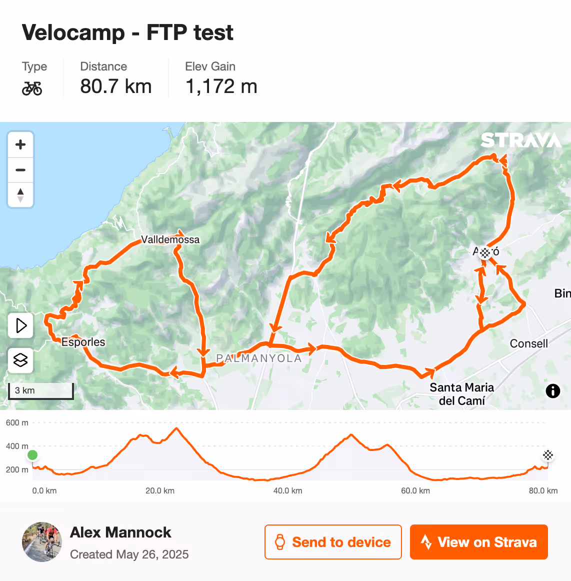 velocamp route day 2