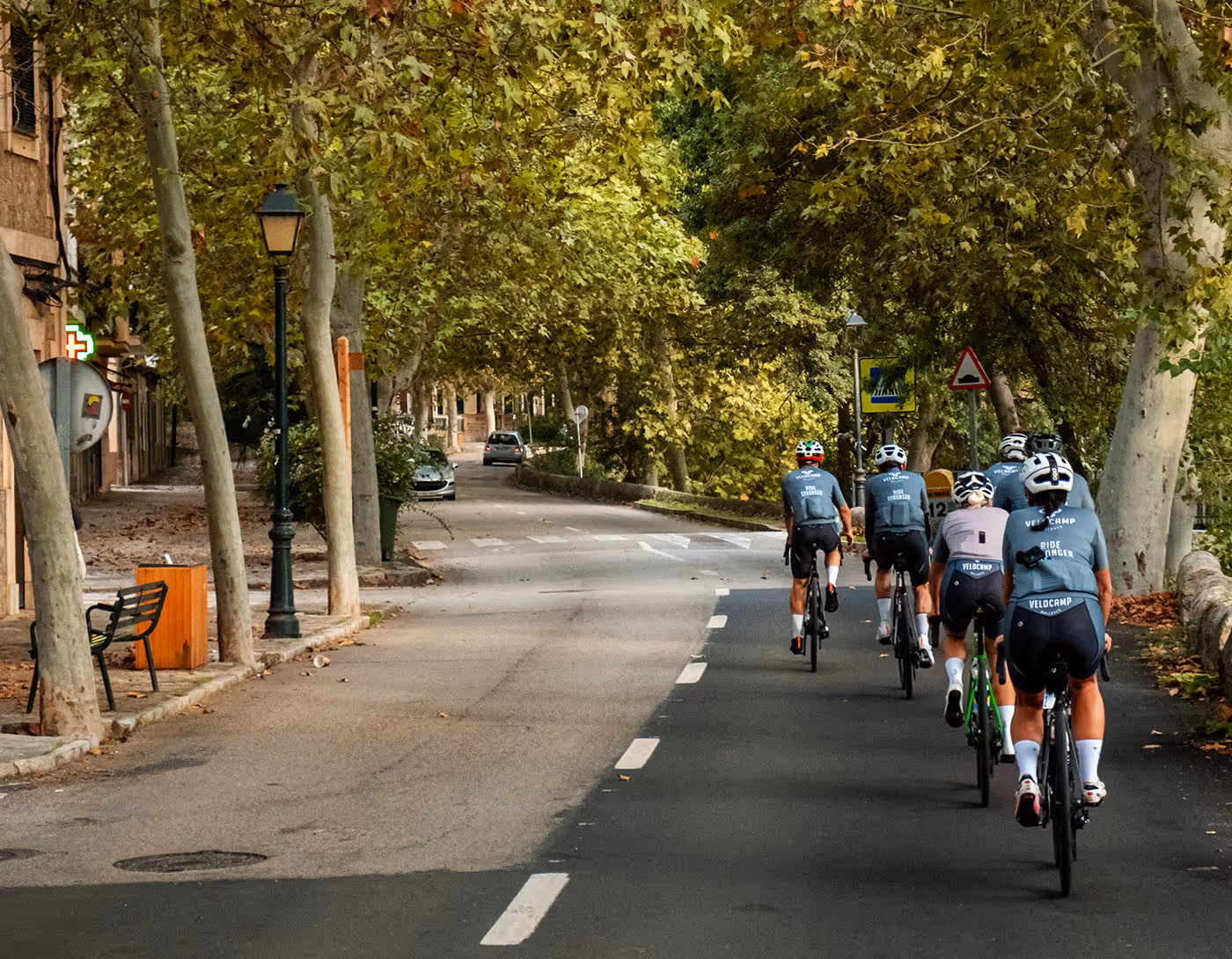 velocamp cyclists enjoying their camp