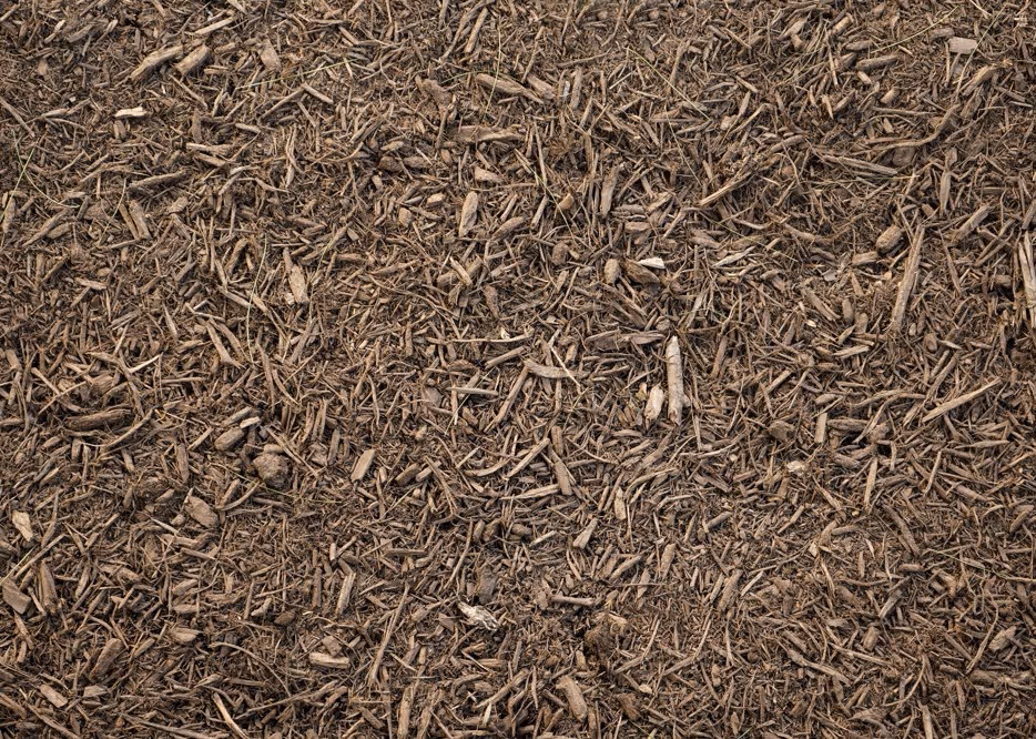 Premium hardwood mulch blend for commercial landscaping bulk delivery and transport services
