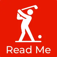 Golf Outing "Read Me" Icon.