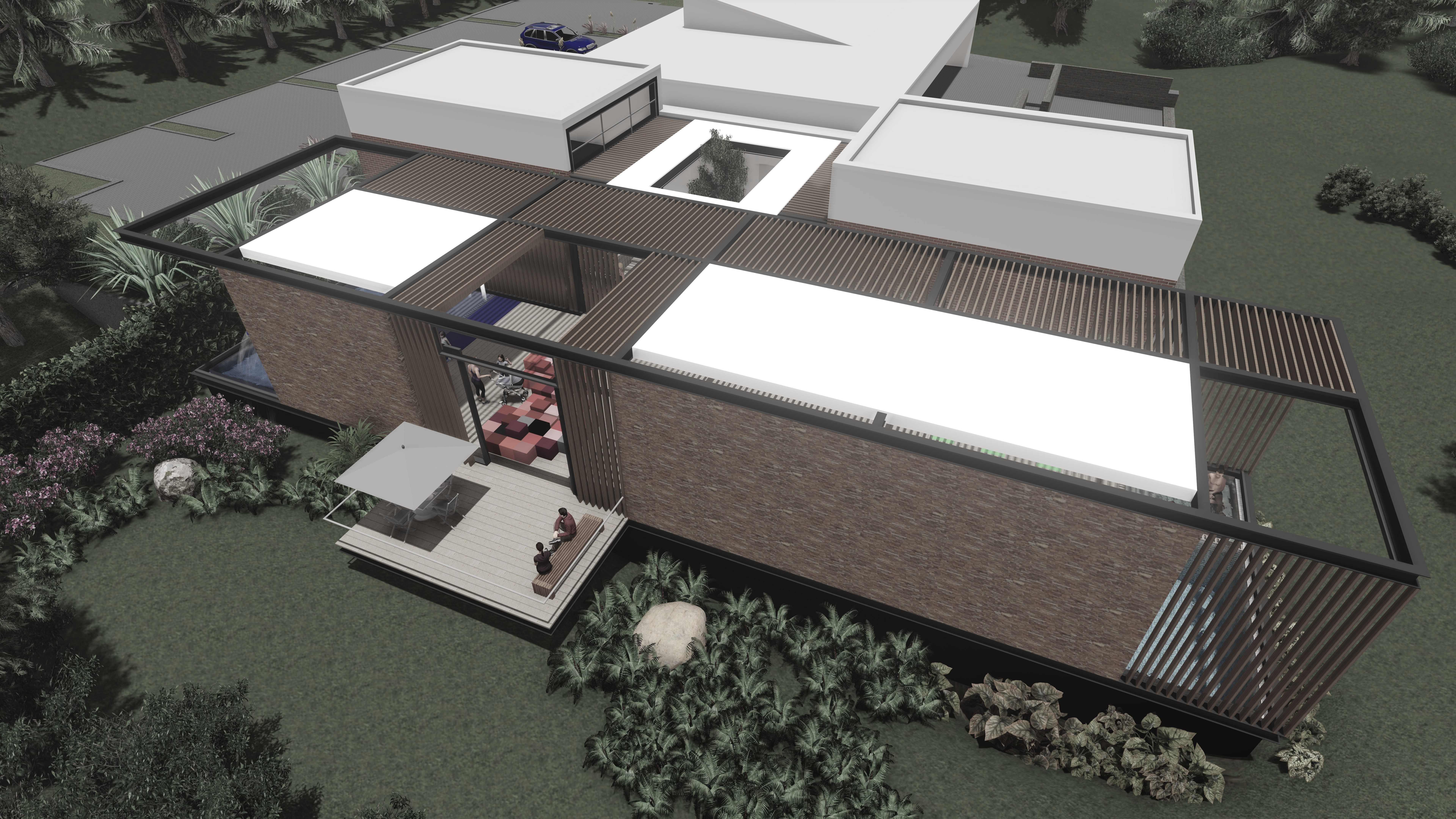 B.D.E Residential Complex Pool Area