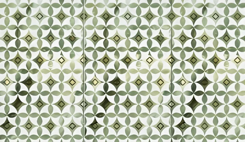 Morocco-inspired interior wall panel for outdoor kitchen