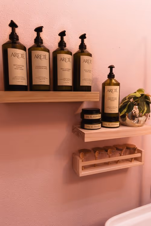 Modern head spa studio in Encinitas providing holistic hair wellness treatments and scalp care