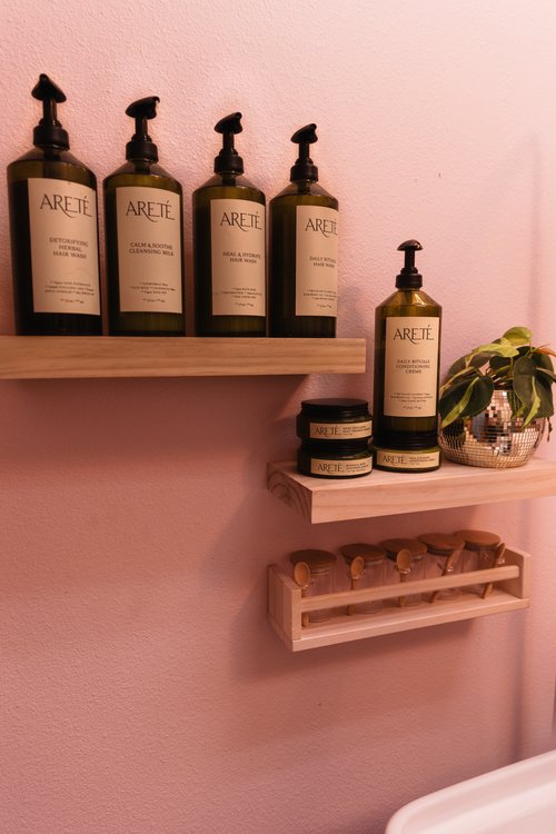 Modern head spa studio in Encinitas providing holistic hair wellness treatments and scalp care