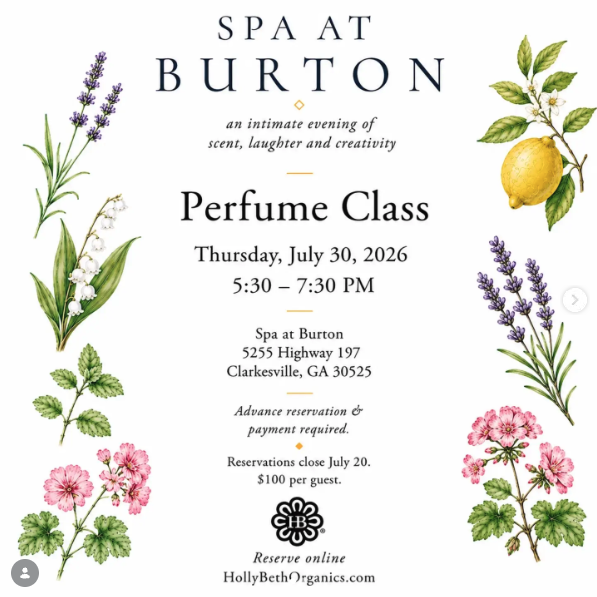 Spa at Burton Perfume Class
