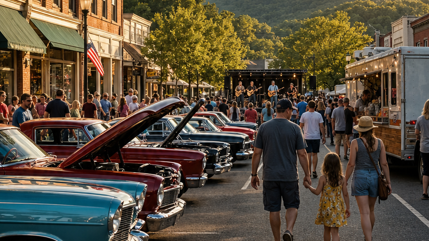 Downtown Clayton Block Party and Cruise In