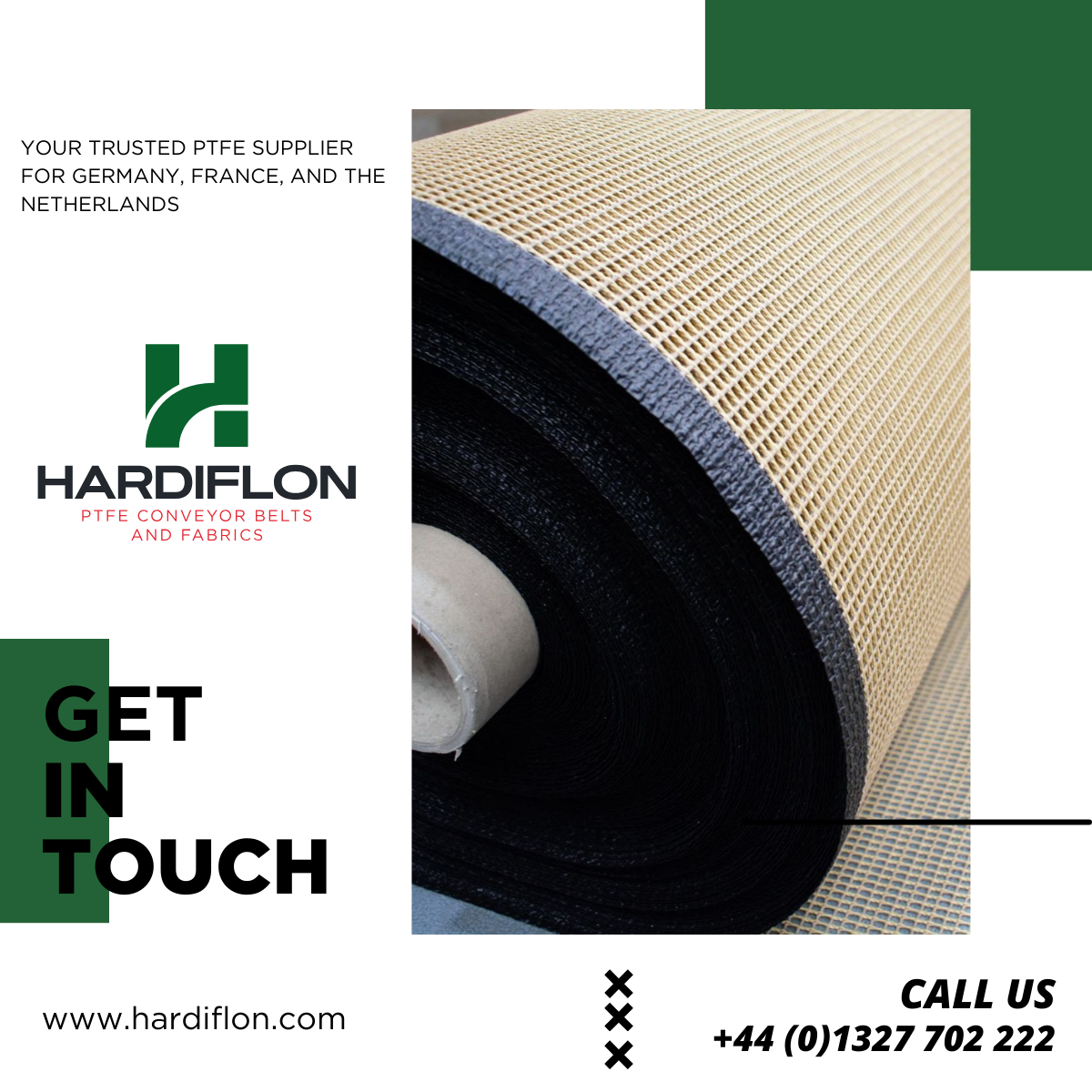 Hardiflon : votre fournisseur PTFE de confiance pour l’Allemagne, la France et les Pays-Bas