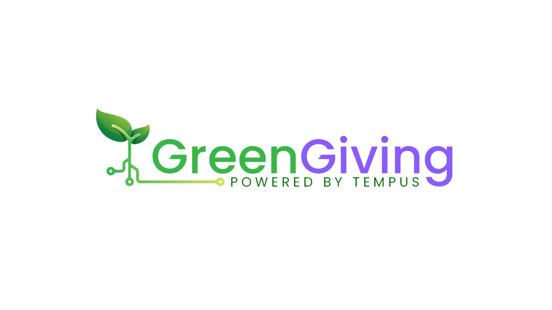 GreenGiving by Tempus Logo