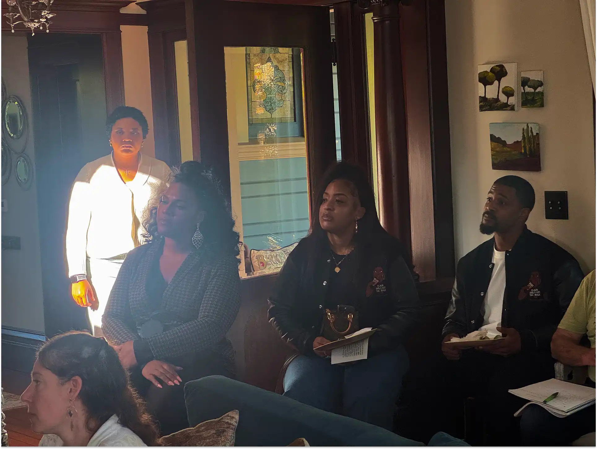 Community organizers, educators, and parents united for educational equity and reparations