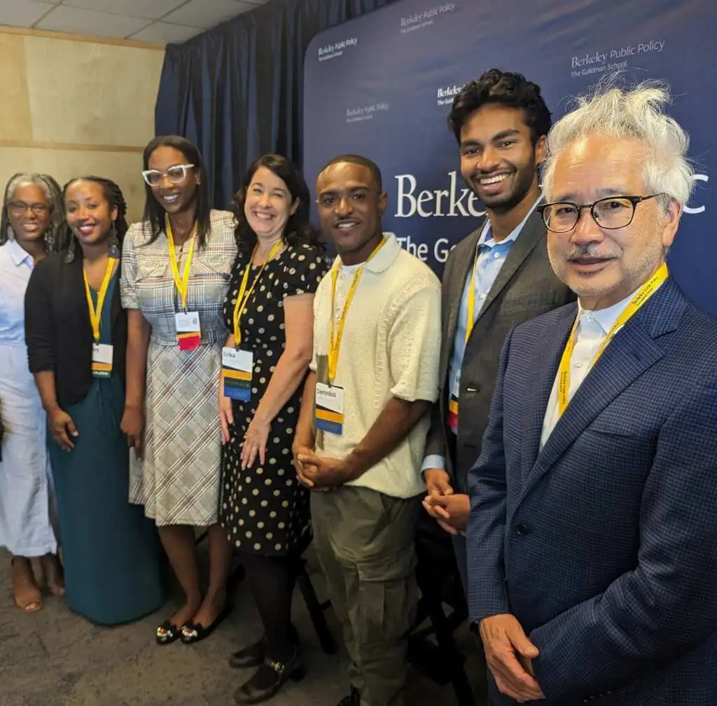 Group photo of educational justice advocates with the BUSD Reparations Coalition