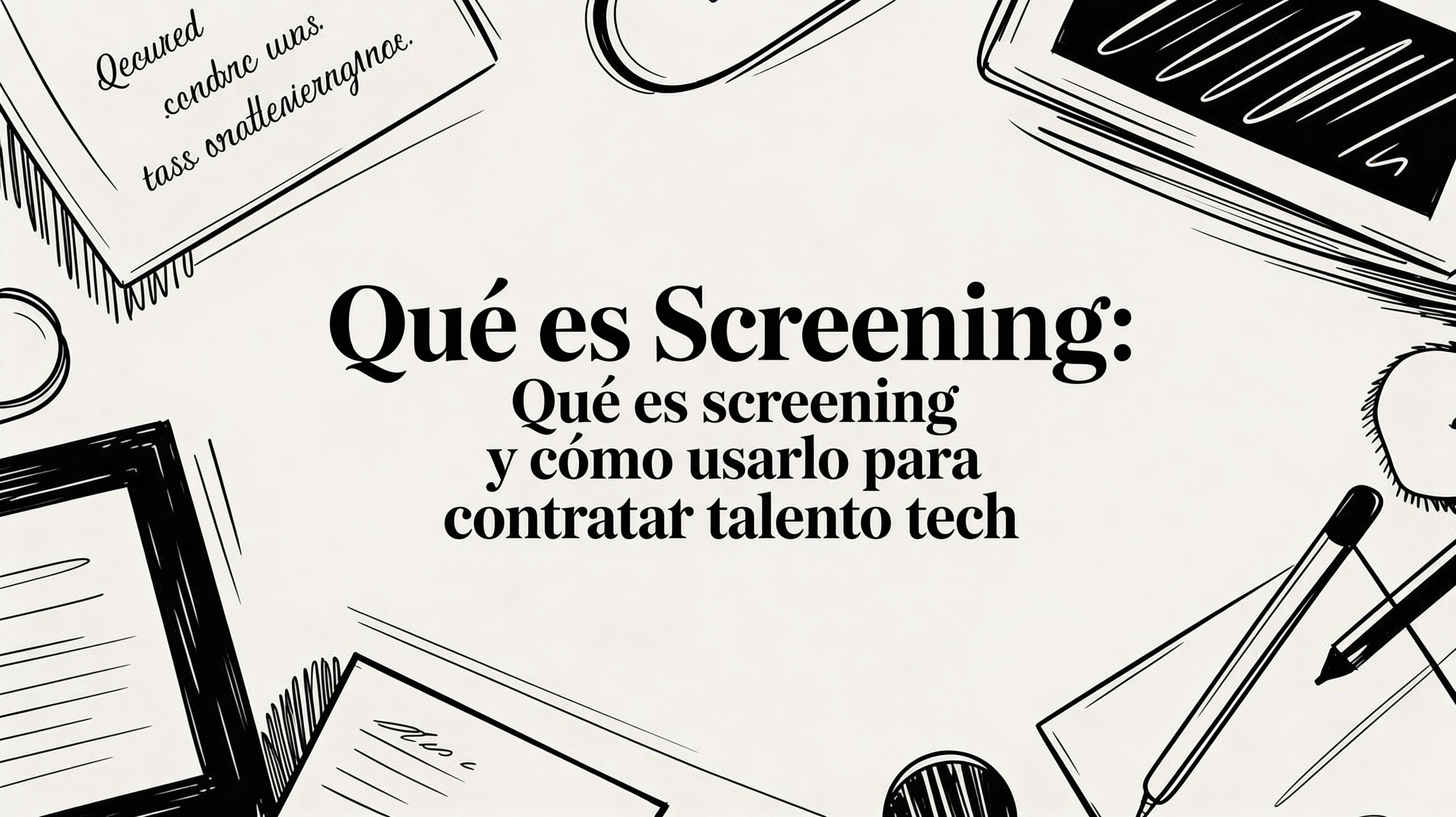 Qué es screening: cómo usarlo para contratar talento tech
