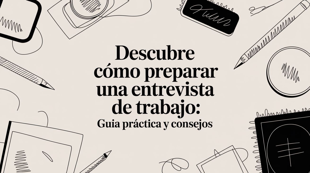 Cómo preparar una entrevista de trabajo: guía práctica para destacar