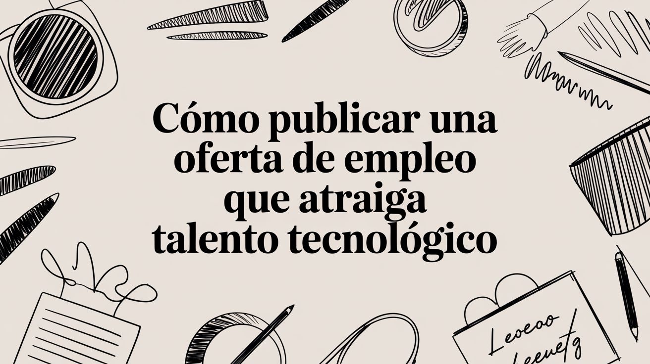 Cómo publicar una oferta de empleo que atraiga talento tecnológico