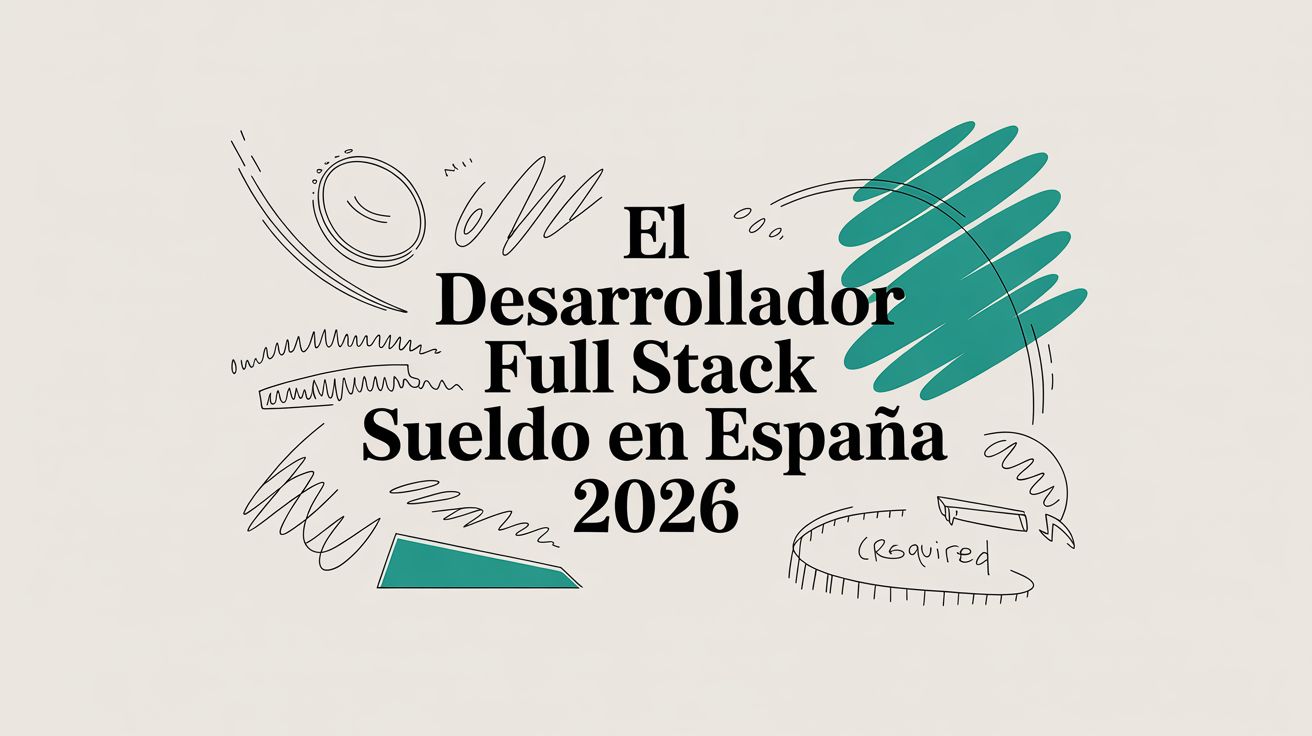 El sueldo de un desarrollador full stack en España en 2026