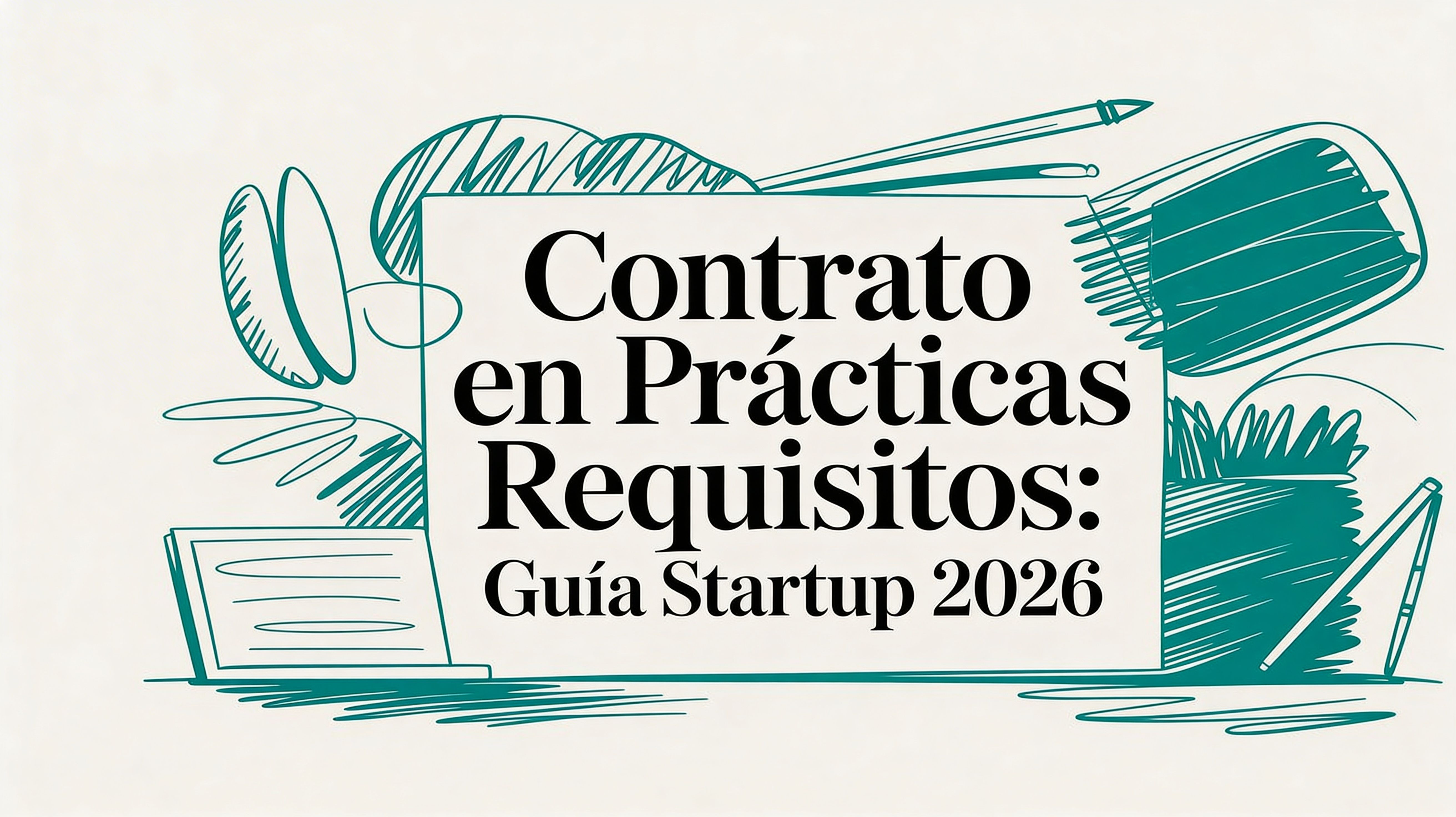 Contrato en practicas requisitos: Guía para startups 2026