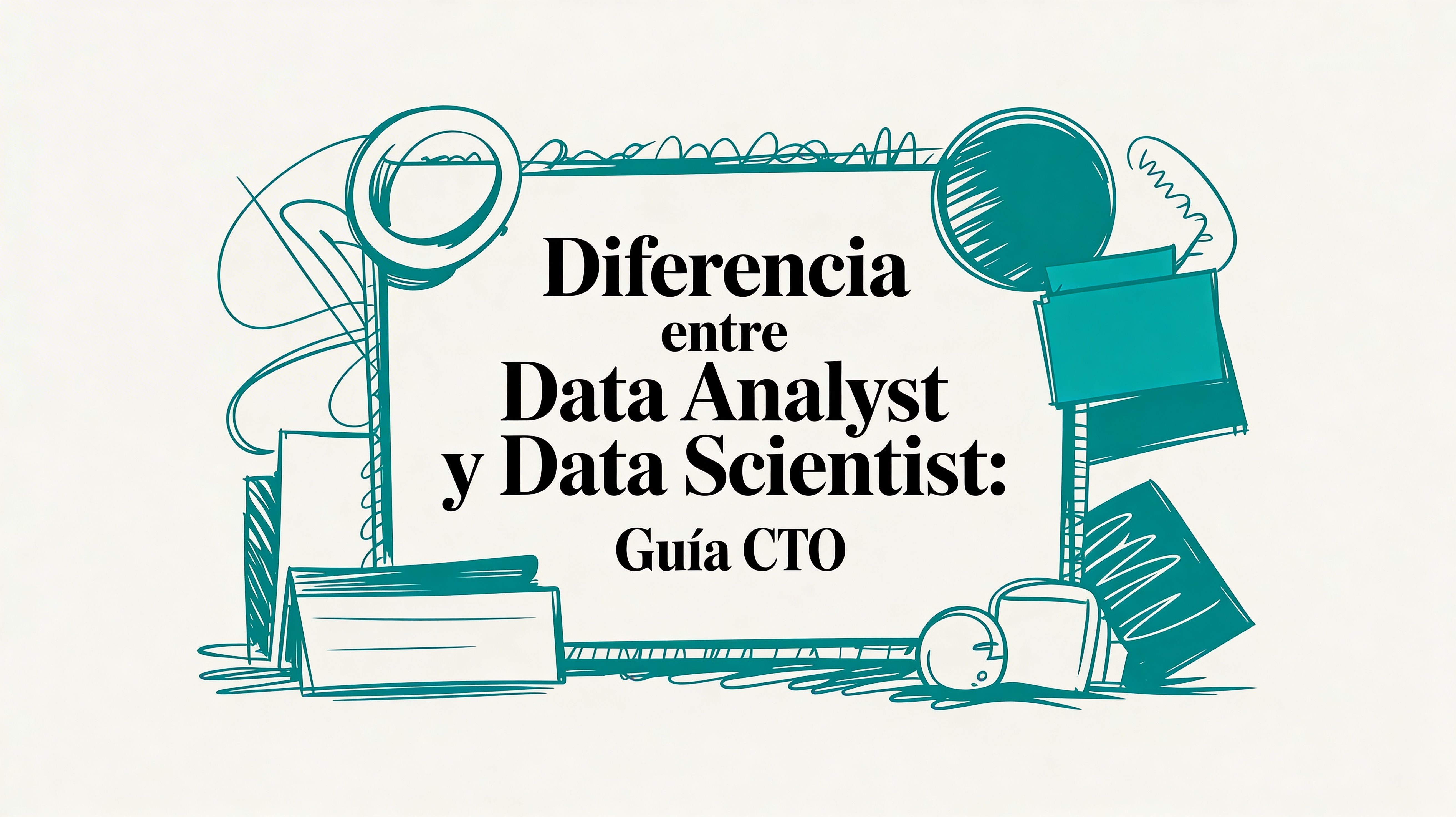 Diferencia entre Data Analyst y Data Scientist: Guía CTO