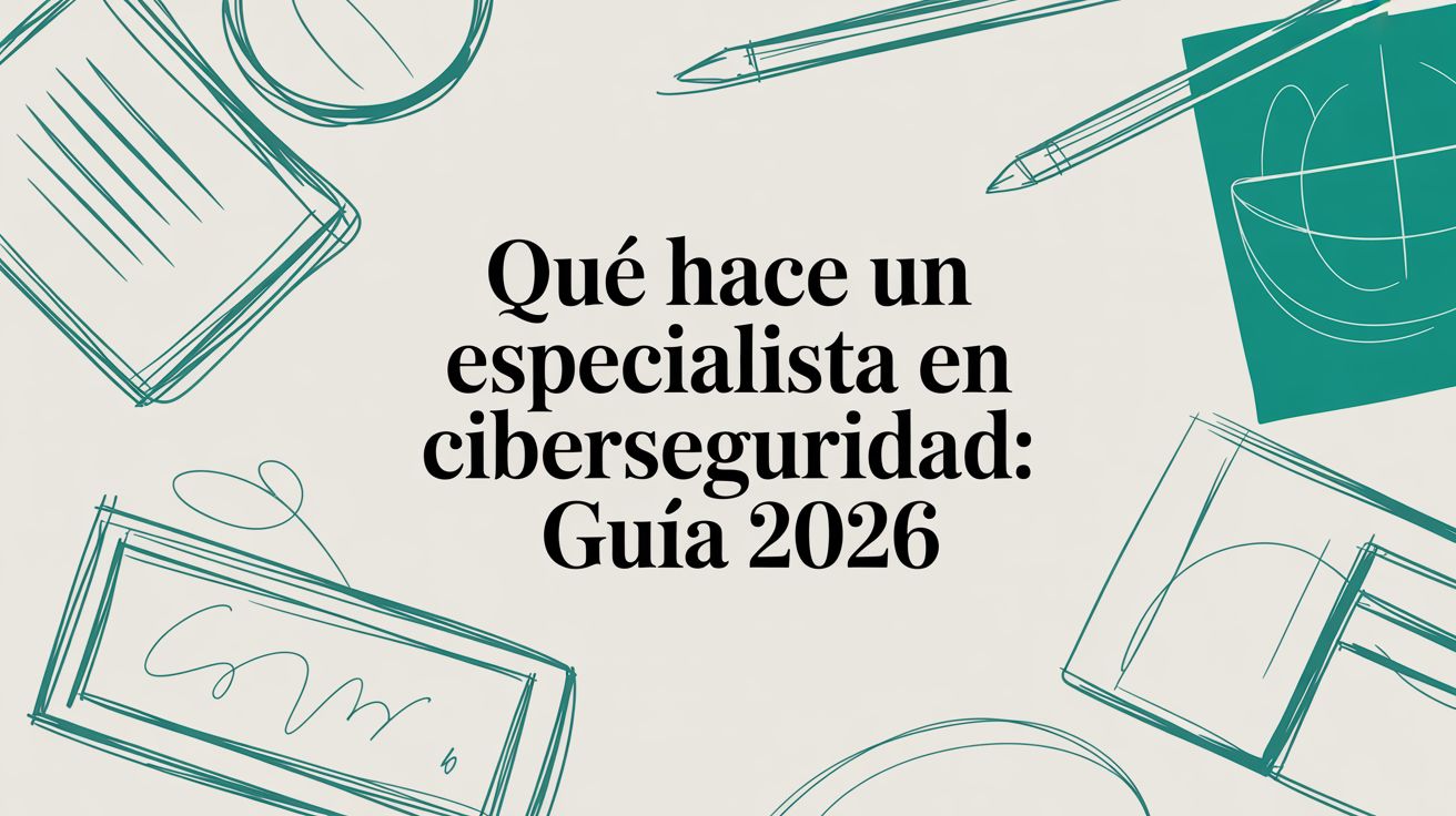 Qué hace un especialista en ciberseguridad: Guía 2026