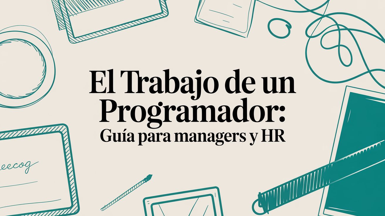 El trabajo de un programador: Guía para Managers y HR