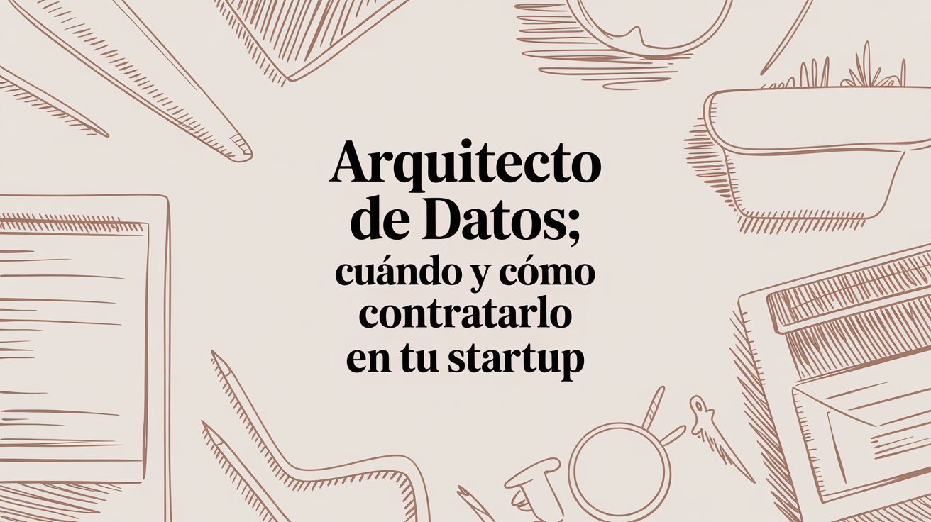 Arquitecto de datos: cuándo y cómo contratarlo en tu startup