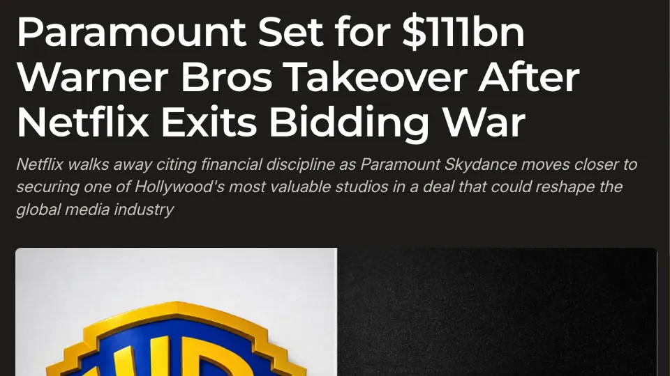 Preview of a news article