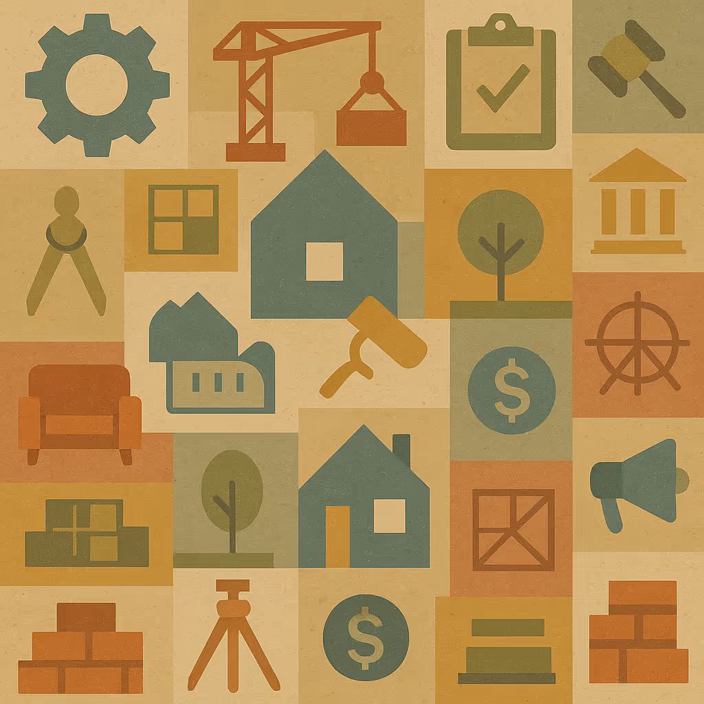 background image,  services for related housing industry fields