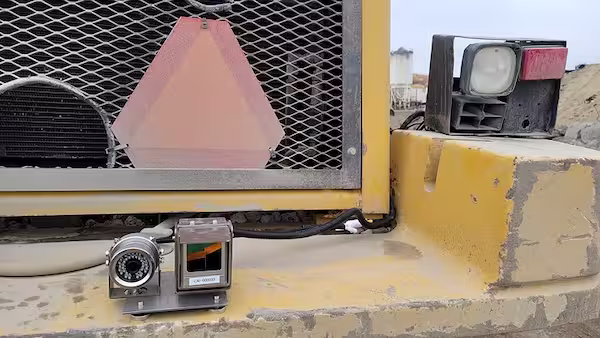 LiDAR Camera on heavy machinery
